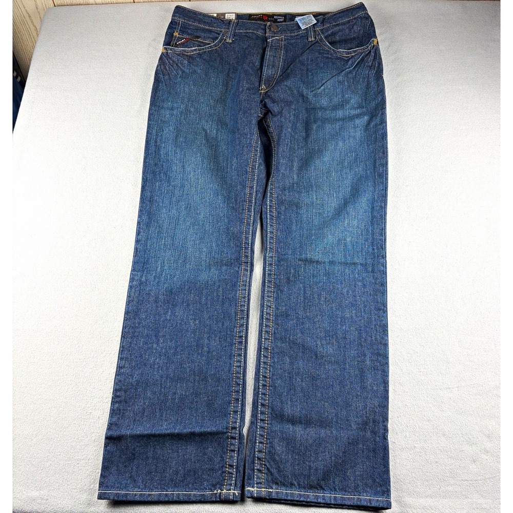 Ariat FR M4 Relaxed Boot Cut Jeans Men's 38x34 NWT Flame Resistant CAT 2